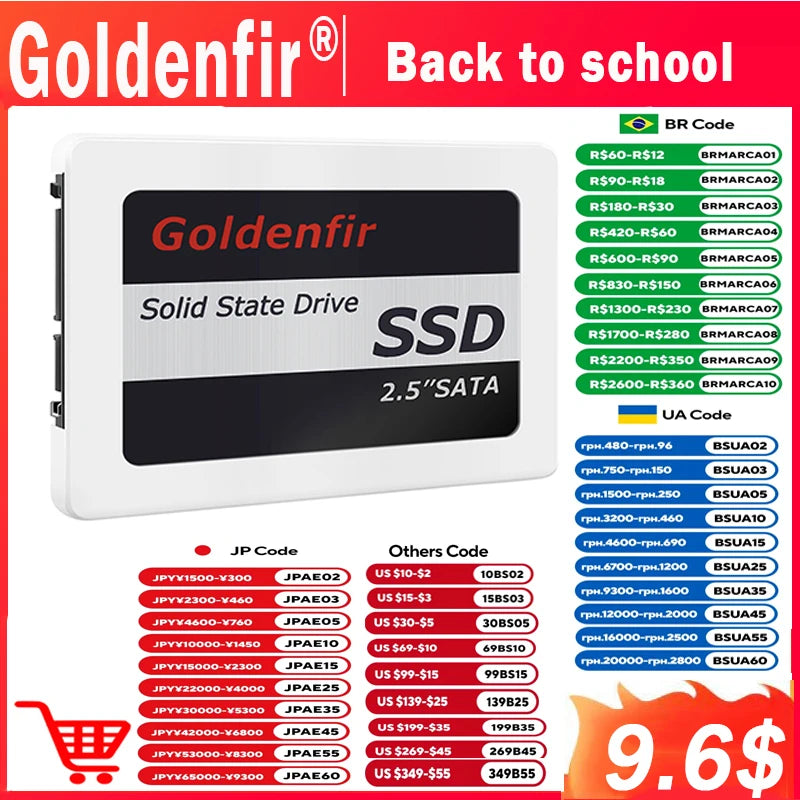 Hard Drive Disk 128GB 256GB 360GB 480GB 180GB 2.5 Ssd 2TB 1TB Ssd Disk for Laptop Desktop 240GB 120GB