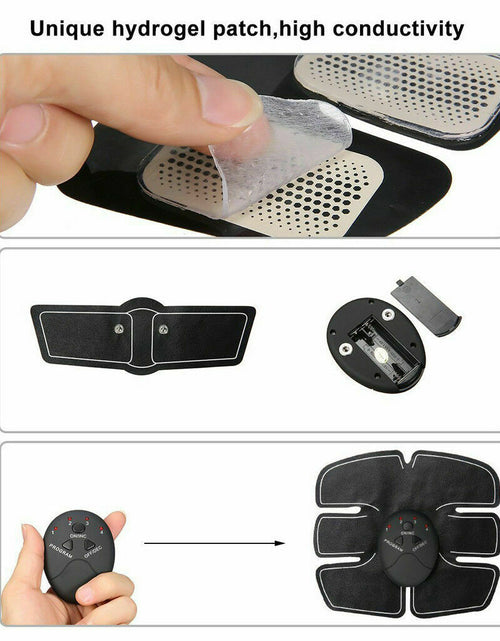 Load image into Gallery viewer, Electric Muscle Toner Machine ABS Toning Belt Simulation Fat Burner Belly Shaper
