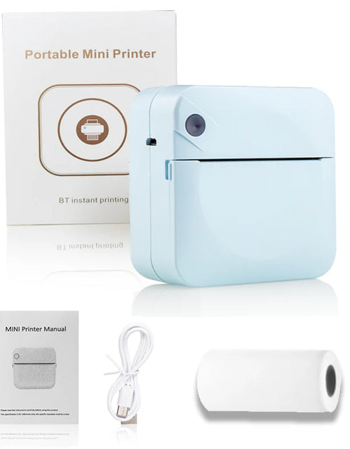 Load image into Gallery viewer, Mini Portable Printer Thermal Printing Sticker Wireless Inkless Mini Pocket Printer Self-Adhesive Label Printer Photo Printer
