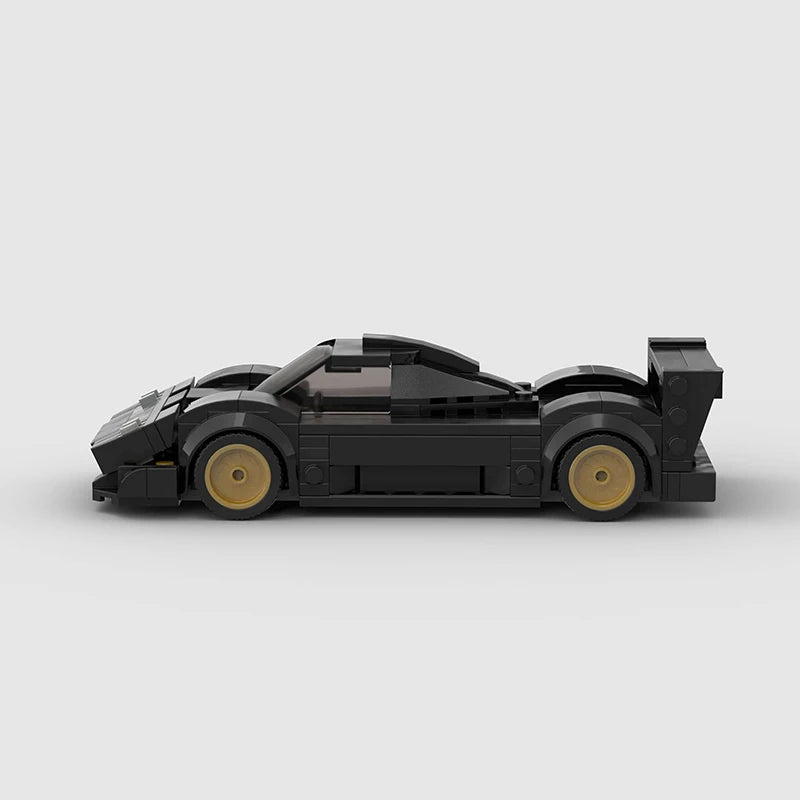 214 Pcs Zonda R Moc Speed Racer Cars Champions City Sports Vehicle Building Blocks Classic Creative Garage Toys for Boys