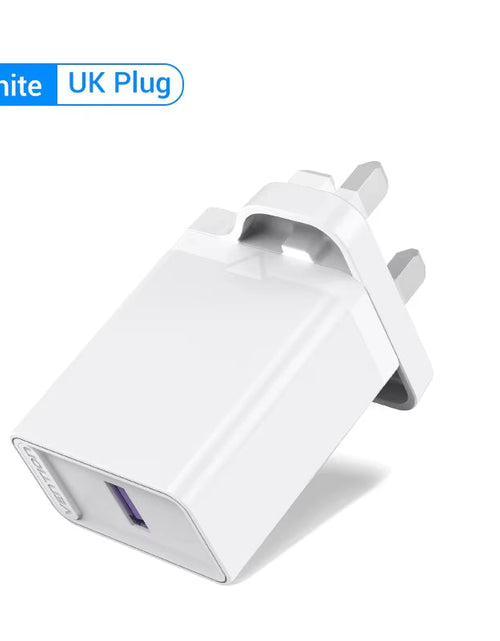 Load image into Gallery viewer, USB Quick Charge 3.0 QC 22.5W USB Charger for Huawei SCP Samsung Xiaomi Fast Wall Charging Portable Mobile Phone Charger
