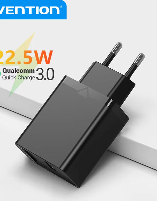 Load image into Gallery viewer, TurboCharge 22.5W USB Fast Charger – QC 3.0 Power for Huawei, Samsung, Xiaomi &amp; More
