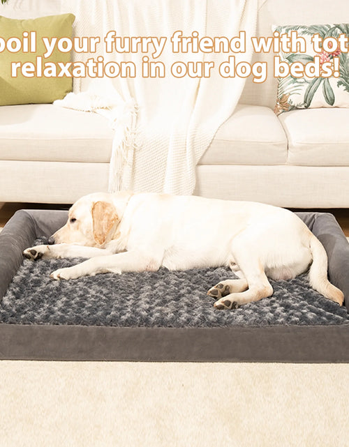 Load image into Gallery viewer, 44&quot; Orthopedic Pet Couch for Xxlarge Dogs Waterproof Dog Beds with Memory Foam and Washable Cover
