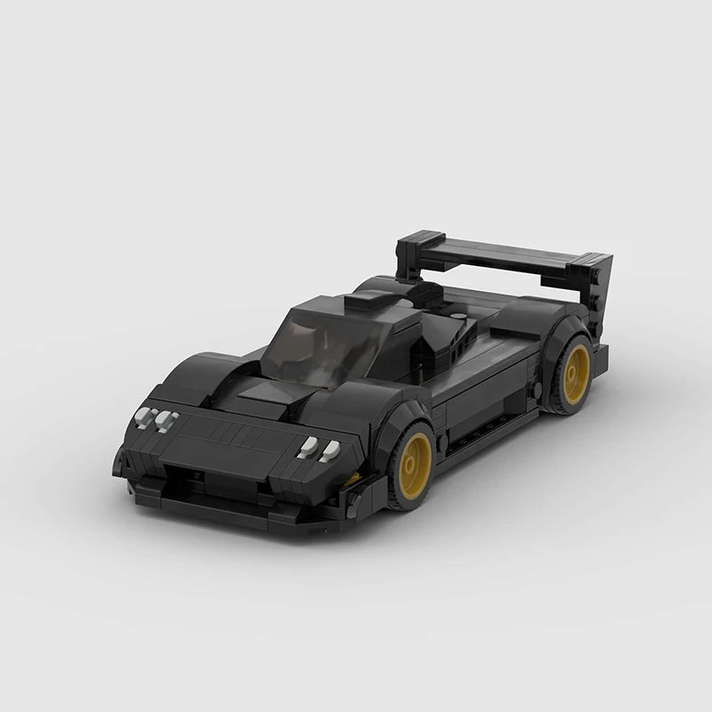 214 Pcs Zonda R Moc Speed Racer Cars Champions City Sports Vehicle Building Blocks Classic Creative Garage Toys for Boys