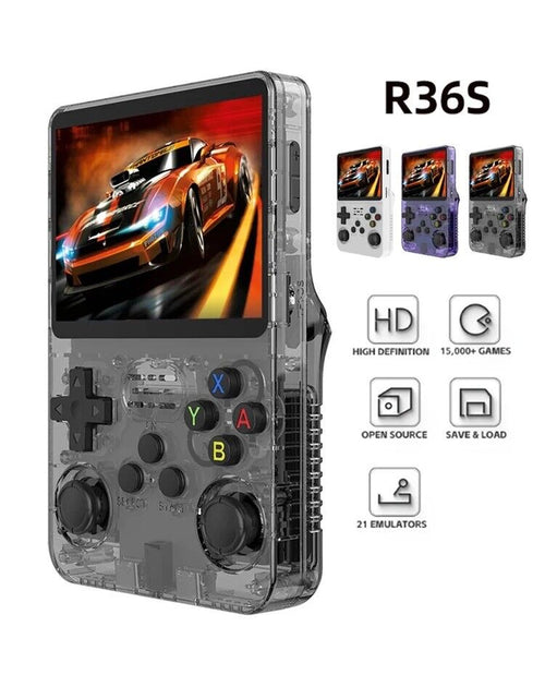 Load image into Gallery viewer, R36S Retro Handheld Video Game Console Linux System 3.5 Inch IPS Screen

